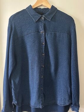 Jane + Delancey Button-Down “Denim”Shirt